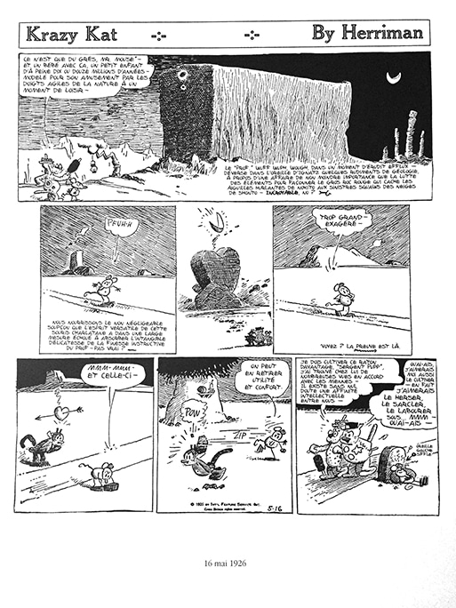 Cover Reproduction Planche du dimanche Krazy Kat